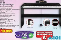 JWİN SDP-92 88 TUSLU DİJİTAL PİYANO fiyat ve kampanya bilgisi